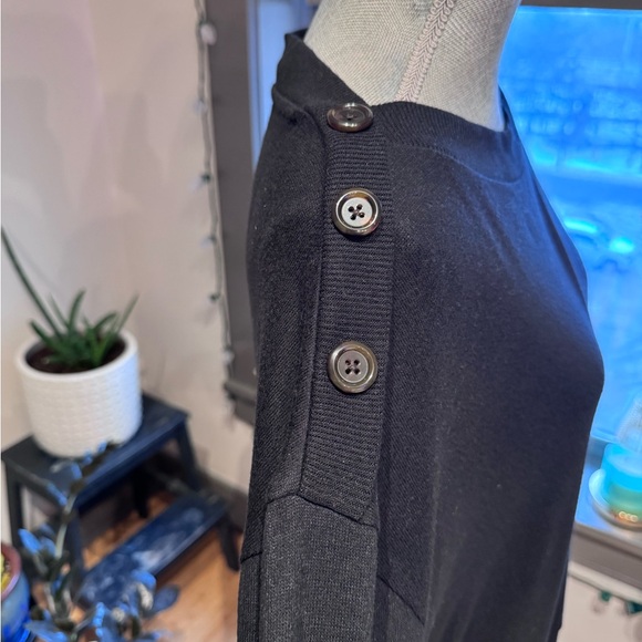 J Crew Super Cozy Button-Shoulder Top - Picture 4 of 7